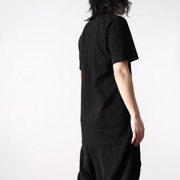 COTTON JERSEY T-SHIRT　BLACK No.14