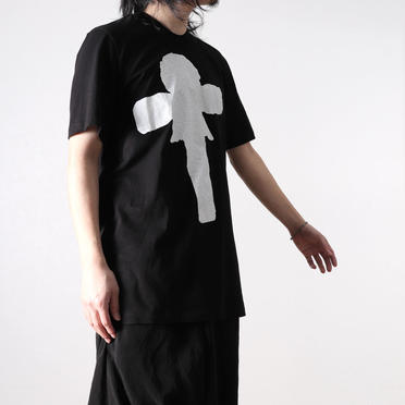 COTTON JERSEY T-SHIRT　BLACK No.15