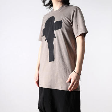 COTTON JERSEY T-SHIRT　KHAKI GRAY No.12