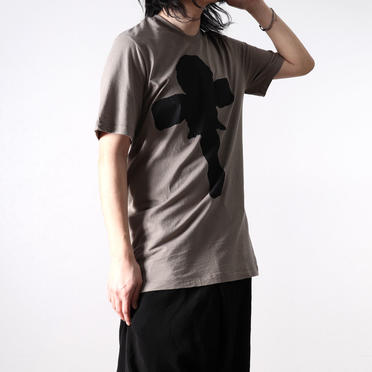 COTTON JERSEY T-SHIRT　KHAKI GRAY No.14