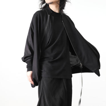 CO/RY JACQUARD ZIP BLOUSON　BLACK No.24