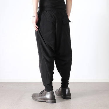 CU/CO/LI CLOTH PANTS　BLACK No.18