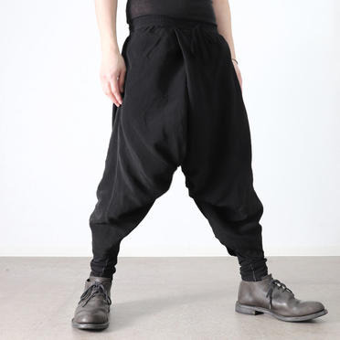 CU/CO/LI CLOTH PANTS　BLACK No.22