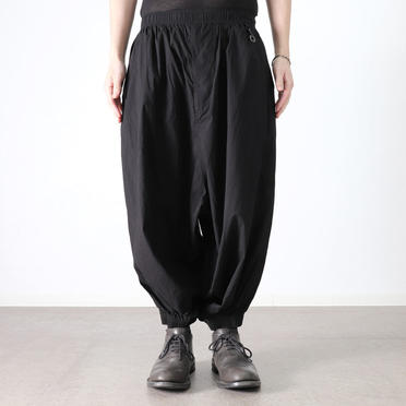 COTTON TYPEWRITER CLOTH PANTS　BLACK No.15