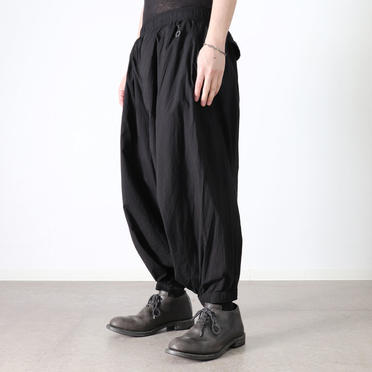 COTTON TYPEWRITER CLOTH PANTS　BLACK No.17