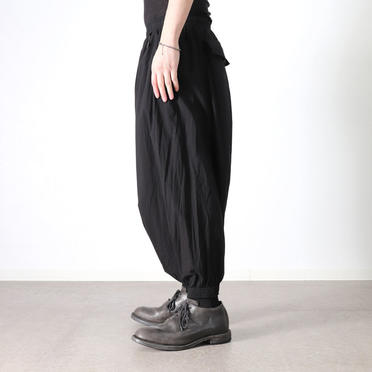 COTTON TYPEWRITER CLOTH PANTS　BLACK No.18