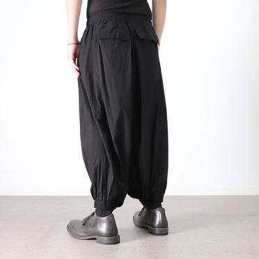 COTTON TYPEWRITER CLOTH PANTS　BLACK No.19