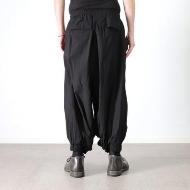 COTTON TYPEWRITER CLOTH PANTS　BLACK No.20