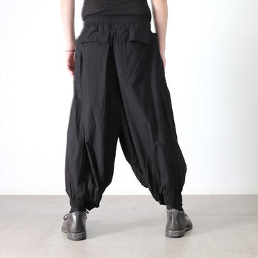 COTTON TYPEWRITER CLOTH PANTS　BLACK No.21