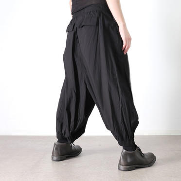 COTTON TYPEWRITER CLOTH PANTS　BLACK No.22