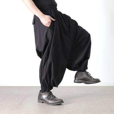 COTTON TYPEWRITER CLOTH PANTS　BLACK No.23