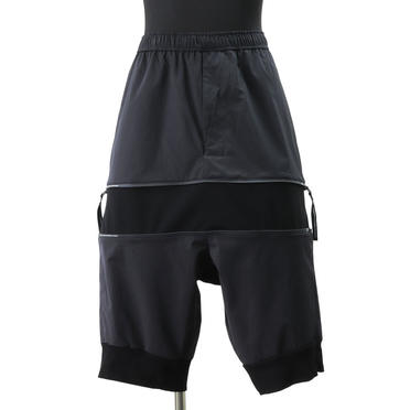 NY/CO GABERDINE SHORTS　BLACK No.1