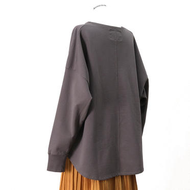 oversize washed p/o　CHARCOAL No.4