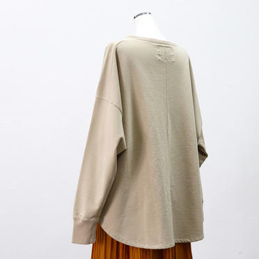 oversize washed p/o　BEIGE No.4