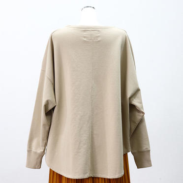 oversize washed p/o　BEIGE No.5