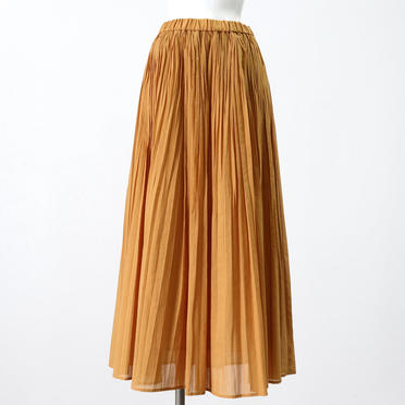 hand pleats skirt　TERRACOTTA No.1