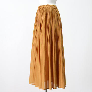 hand pleats skirt　TERRACOTTA No.2