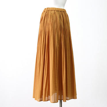 hand pleats skirt　TERRACOTTA No.3