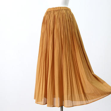 hand pleats skirt　TERRACOTTA No.4