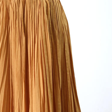 hand pleats skirt　TERRACOTTA No.5