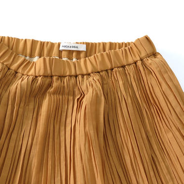 hand pleats skirt　TERRACOTTA No.8