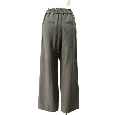 straight tuck pants　CHARCOAL No.5