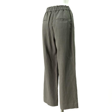 straight tuck pants　CHARCOAL No.6