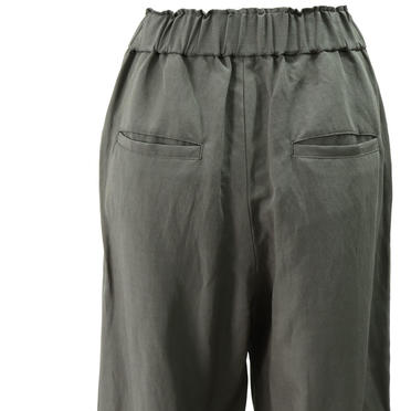 straight tuck pants　CHARCOAL No.8