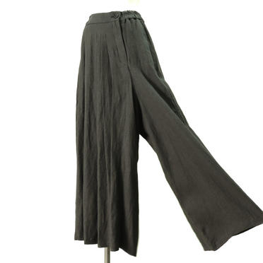 Asymmetry Wide Pants　DARK GRAY No.3