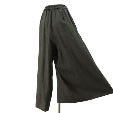 Asymmetry Wide Pants　DARK GRAY No.7