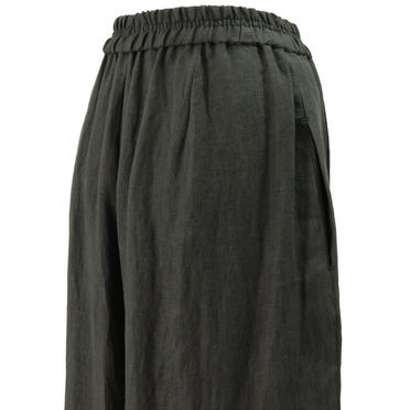 Asymmetry Wide Pants　DARK GRAY No.9