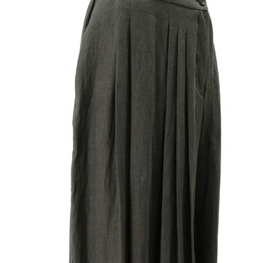 Asymmetry Wide Pants　DARK GRAY No.10