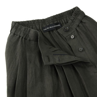 Asymmetry Wide Pants　DARK GRAY No.12