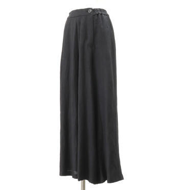 Asymmetry Wide Pants　BLACK No.2