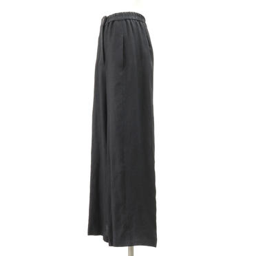 Asymmetry Wide Pants　BLACK No.4