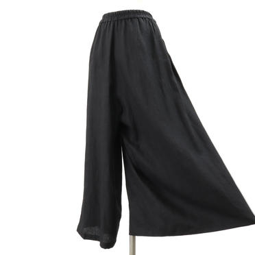 Asymmetry Wide Pants　BLACK No.7