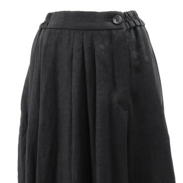Asymmetry Wide Pants　BLACK No.8