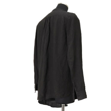 Asymmetry Shirts　BLACK No.6