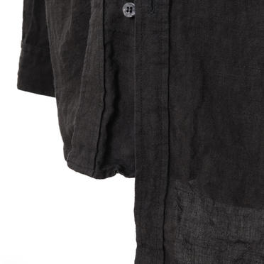 Asymmetry Shirts　BLACK No.14