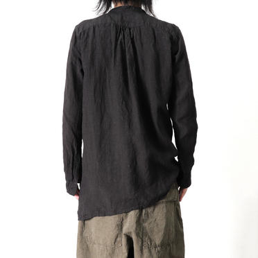 Asymmetry Shirts　BLACK No.19