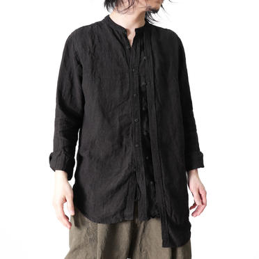 Asymmetry Shirts　BLACK No.21