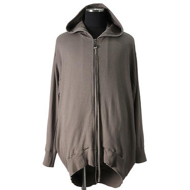 COTTON YORYU SWEAT ZIP PARKA　KHAKI GRAY No.1