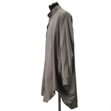 COTTON FANCY TWILL LONG SHIRT　GRAY No.3