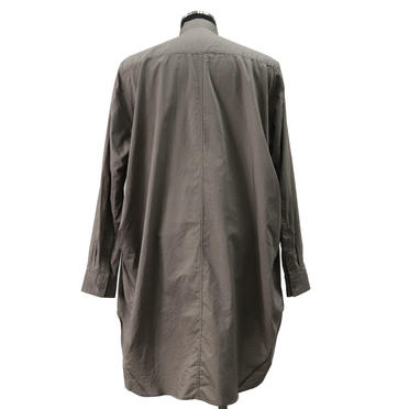 COTTON FANCY TWILL LONG SHIRT　GRAY No.6