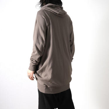 COTTON YORYU SWEAT ZIP PARKA　KHAKI GRAY No.20