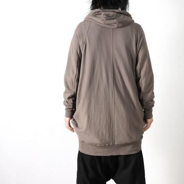 COTTON YORYU SWEAT ZIP PARKA　KHAKI GRAY No.21