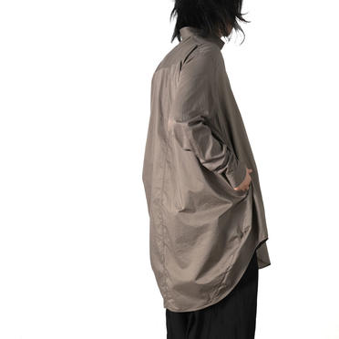 COTTON FANCY TWILL LONG SHIRT　GRAY No.20