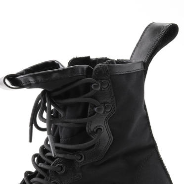 COW LEATHER LACE-UP BOOTS　BLACK No.5