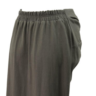 Twisted Long Skirt　GRAY KHAKI No.8