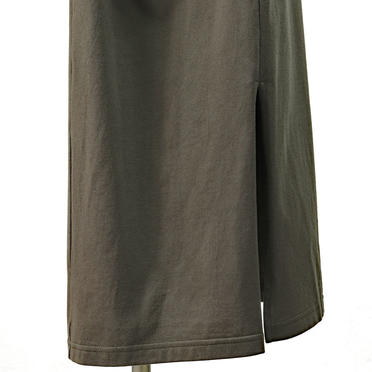 Twisted Long Skirt　GRAY KHAKI No.10